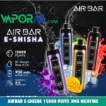 Airbar E-shisha 15000 puffs 3mg nicotine