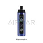 airbar e shisha 15000 puffs 3mg nicotine dtl vape blueberry ice