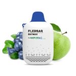 flerbar 0zero nicotine 3500 puffs vape blueberry apple