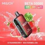 misjoy beta 50000 puffs disposable vape 50mg in the uae strawberry watermelon