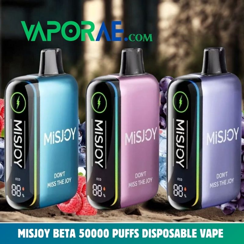 misjoy beta 50000 puffs disposable vape 50mg in the uae