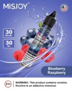 misjoy premium salt nicotine 30mg 30mg liquid usa brand blueberry raspberry