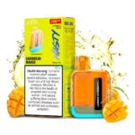nasty bar 1200 puffs 20mg nicotine none rechargeable vape caribbean mango