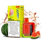 nasty bar 1200 puffs 20mg nicotine none rechargeable vape double watermelon
