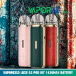 vaporesso luxe q3 pod kit 1450mah battery 20w in the uae