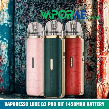 vaporesso luxe q3 pod kit 1450mah battery 20w in the uae