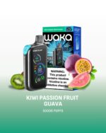 waka blast 50000 puffs disposable vape 50mg in the uae klwl passion fruit guava