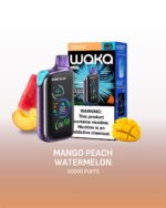 waka blast 50000 puffs disposable vape 50mg in the uae mango peach watermelon