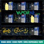 waka nova 12000 puffs 18mg disposable vape in the uae