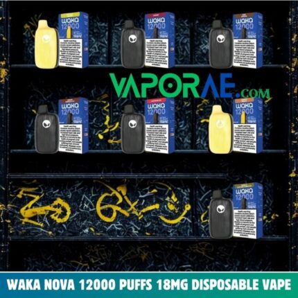 waka nova 12000 puffs 18mg disposable vape in the uae