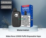waka nova 12000 puffs 18mg disposable vape watermelon