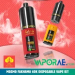 mosmo fakhama 60k disposable vape kit and prefilled pod in dubai uae