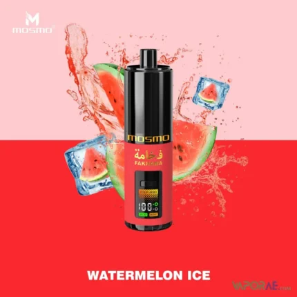 mosmo fakhama 60k disposable vape kit and prefilled pod in dubai uae watermelon ice