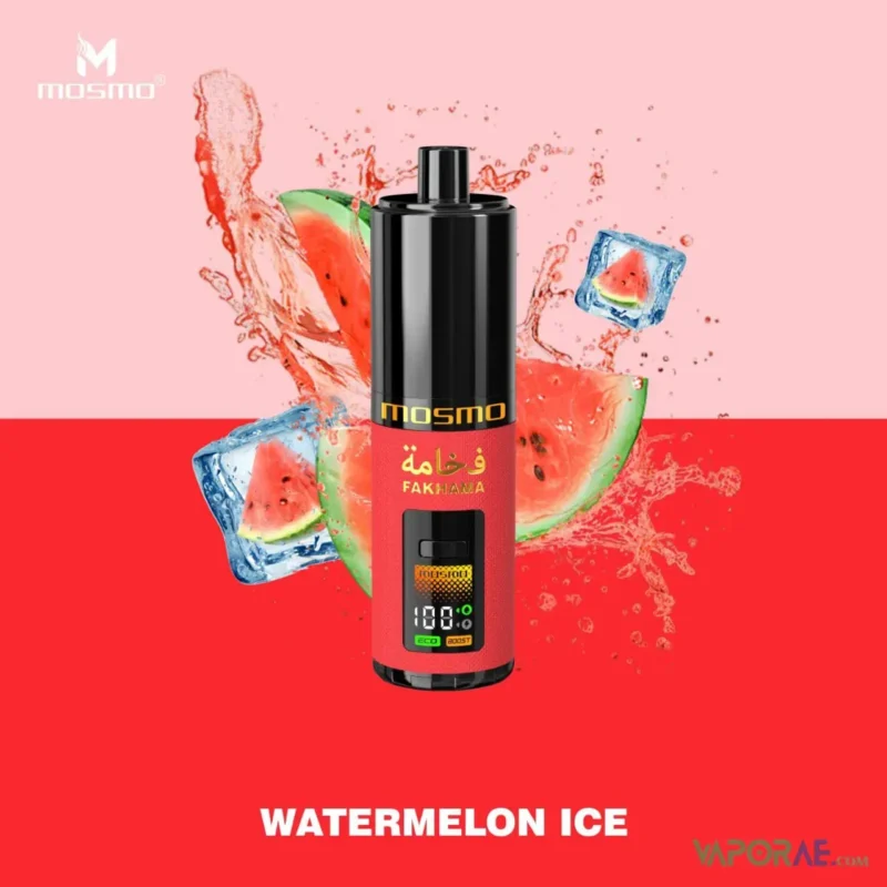 mosmo fakhama 60k disposable vape kit and prefilled pod in dubai uae watermelon ice
