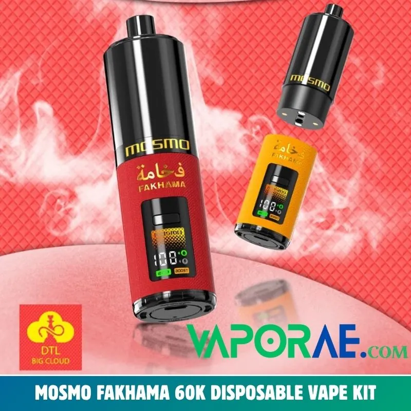 mosmo fakhama 60k disposable vape kit and prefilled pod in dubai uae