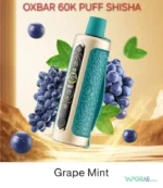 oxbar shisha 60k nicotine grape mint