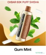 oxbar shisha 60k nicotine gum mint