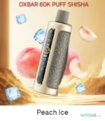 oxbar shisha 60k nicotine peach ice