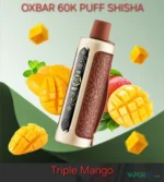 oxbar shisha 60k nicotine triple mango