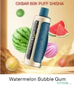 oxbar shisha 60k nicotine watermelon bubble gum