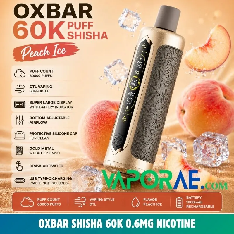 oxbar shisha 60k nicotine