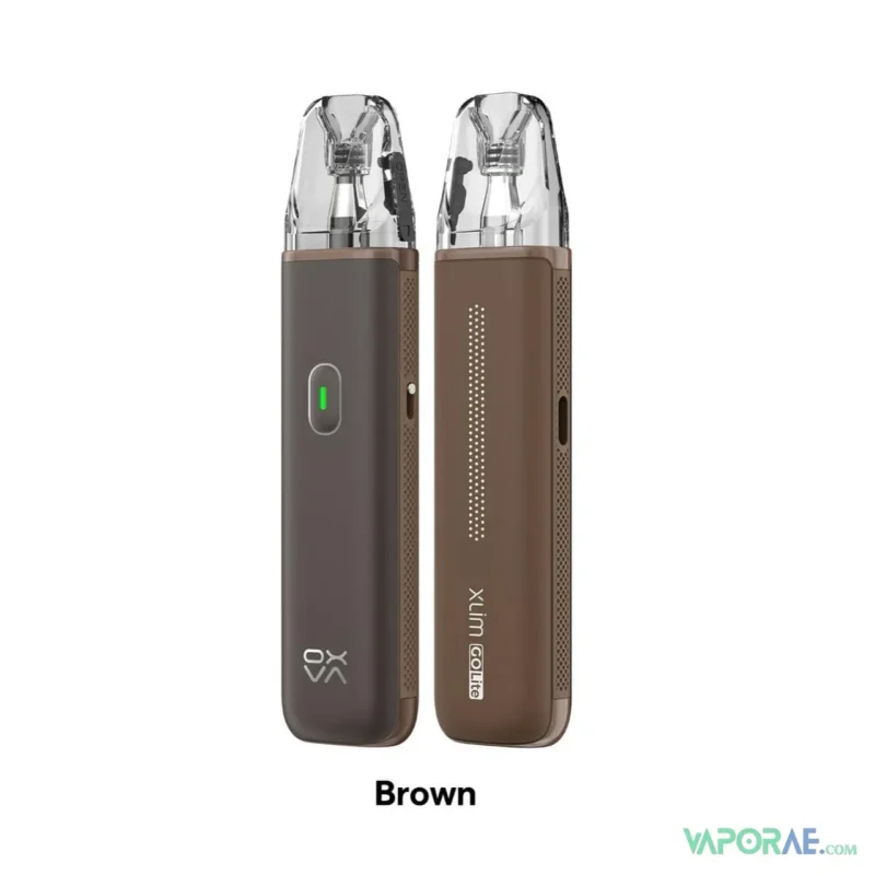 oxva xlim go lite vape kit 1000mah 30w in uae brown