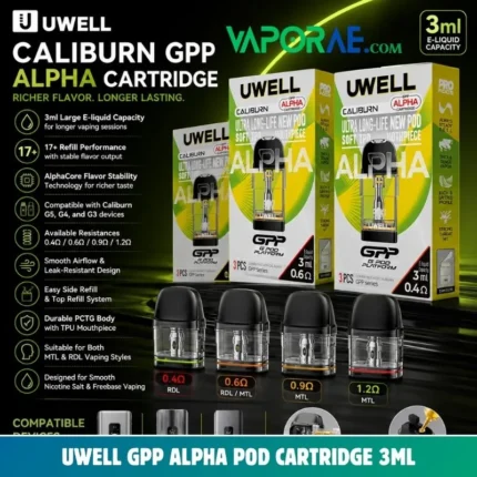 uwell gpp alpha pod cartridge 3ml in uae