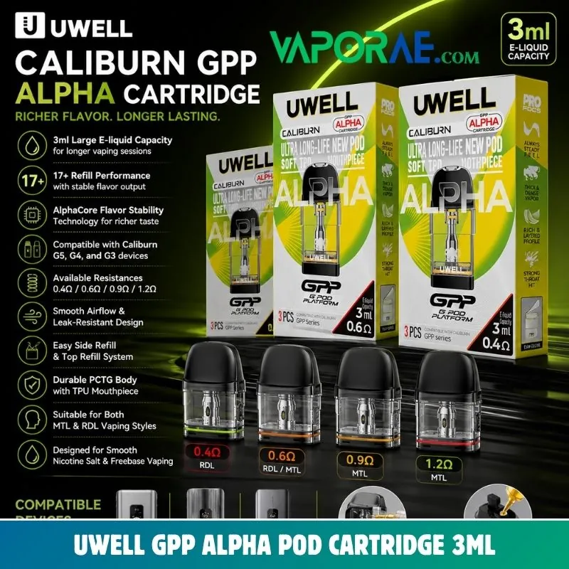 uwell gpp alpha pod cartridge 3ml in uae