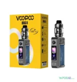 voopoo drag 6 kit 220w none build battery metal gray