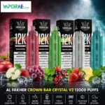 Al Fakher Crown Bar 12K Crystal V2 Disposable Vape 12000 Puffs in UAE