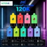 JNR HexaFuse 120K Puffs Disposable Vape 6in1 in Dubai, UAE