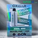 OXBAR Maglink 50000 Puffs Disposable Pod & Battery In UAE jewel mint