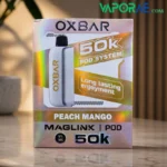 OXBAR Maglink 50000 Puffs Disposable Pod & Battery In UAE peach mango