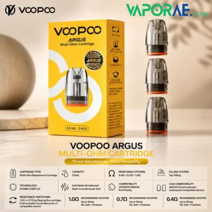 VOOPOO ARGUS Multi Ohm Cartridge 3.5 ML in UAE