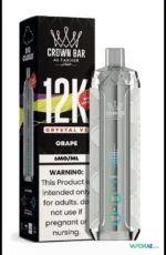 al fakher crown bar 12k crystal v2 disposable vape 12000 puffs in uae grape