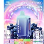 geek bar pce 40000 puffs disposable vape 50mg in uae blue razz ice