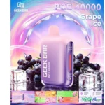geek bar pce 40000 puffs disposable vape 50mg in uae grape ice