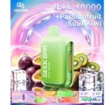 geek bar pce 40000 puffs disposable vape 50mg in uae passionfruit sour kiwi