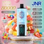 jnr shisha classic 80000 puffs disposable vape 3mg in uae bubblegum