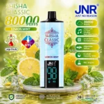 jnr shisha classic 80000 puffs disposable vape 3mg in uae lemon mint