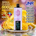 jnr shisha classic 80000 puffs disposable vape 3mg in uae mango