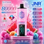 jnr shisha classic 80000 puffs disposable vape 3mg in uae watermelon bubblegum