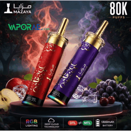 mazaya deep cloud shisha 80000 puffs disposable vape in dubai uae