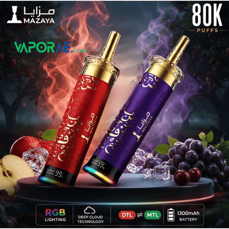 mazaya deep cloud shisha 80000 puffs disposable vape in dubai uae