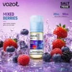 vozol salt prime 30ml salt nic vape juice in dubai uae mixed berries