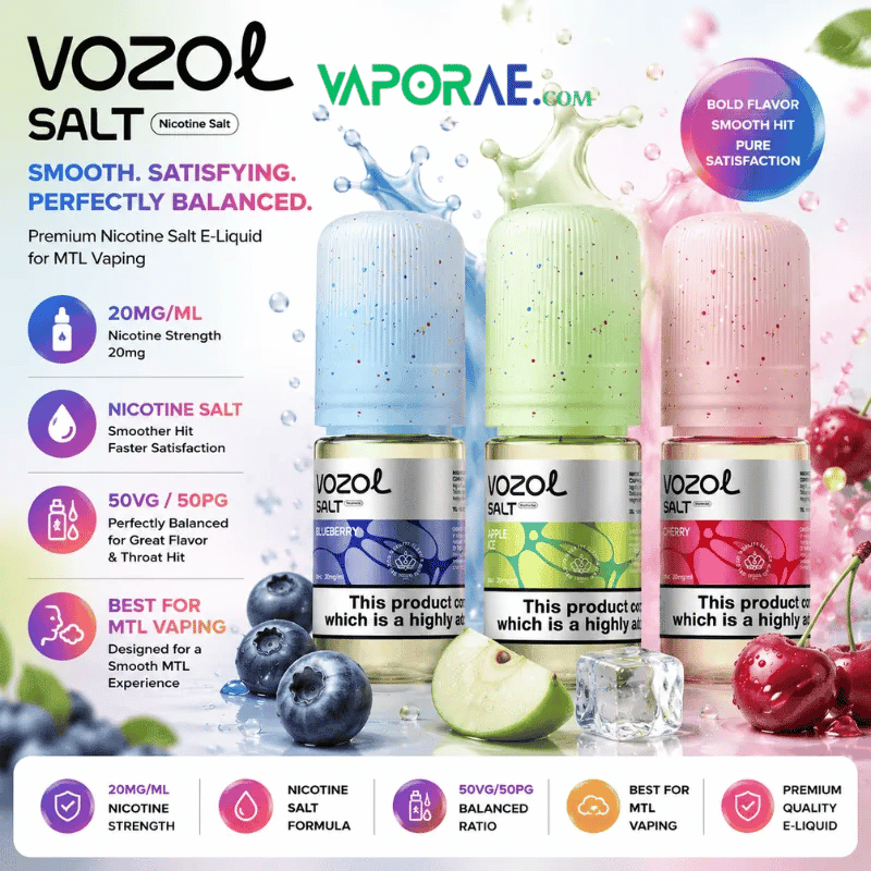 vozol salt prime 30ml salt nic vape juice in dubai uae