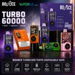 Bounce Turbo 60k Puffs 20mg Disposable Vape in Dubai