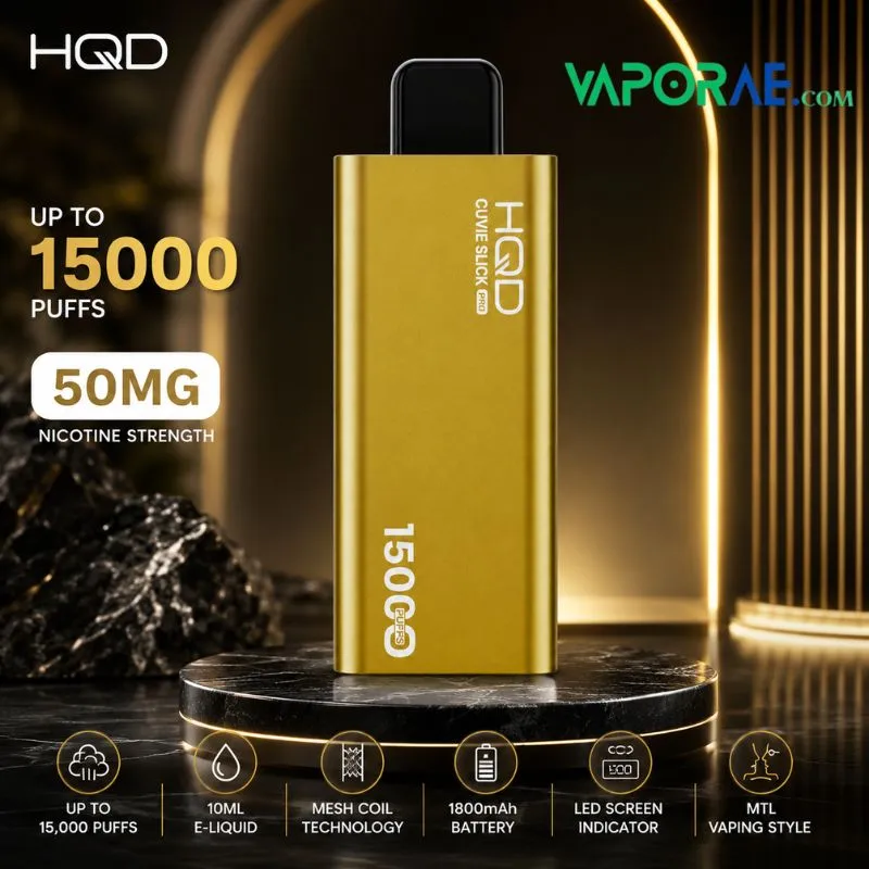Hqd Cuvie Silk Pro 50mg Nicotine Disposable Vape