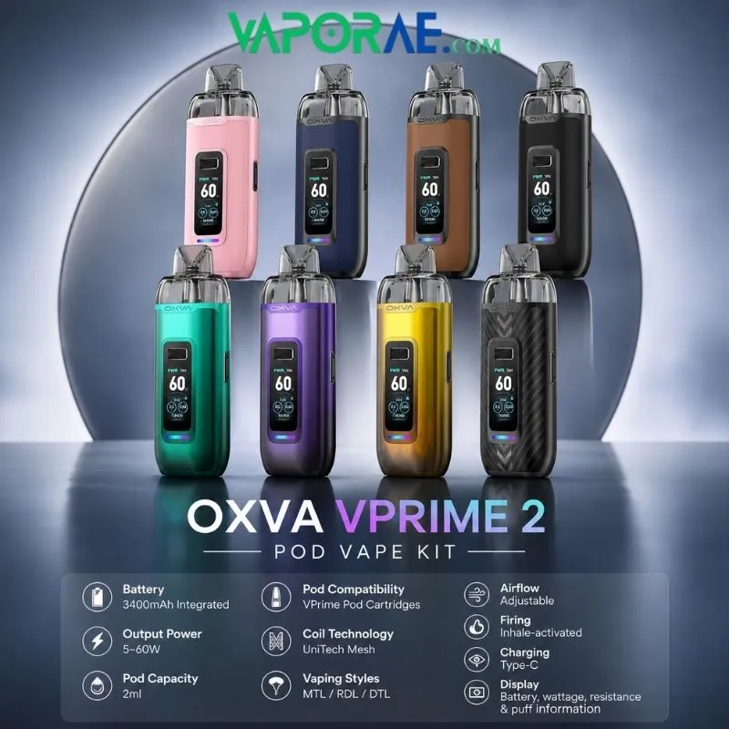 OXVA VPrime 2 Pod Vape Kit 60W in DUBAI UAE