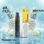 alt nu 8000 puffs disposable vape 20mg in dubai uae pineapple ice